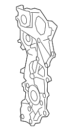 11310F0010 - Engine: Front Cover for Lexus: ES250, ES300h, NX250, NX350h, NX450h+, RX350h, RX450h+ Image