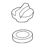 1218038010 - Engine: Filler Cap for Lexus: ES250, ES300h, ES350, GS350, GS450h, GX550, IS300, IS350, IS500, LC500, LC500h, LS500, LS500h, LX600, LX700h, NX250, NX350, NX350h, NX450h+, RC300, RC350, RX350, RX350h, RX350L, RX450h, RX450h+, RX450hL, RX500h, TX350, TX500h, TX550h+, UX200, UX250h, UX300h Image