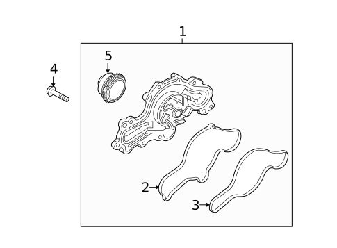 Water Pump & Related Components for 2010 Ford Flex #0