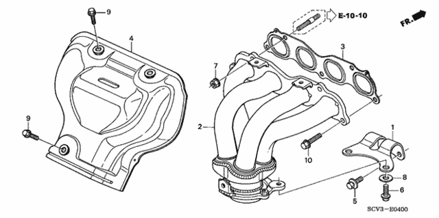 Exhaust Manifold for 2005 Honda Element #0