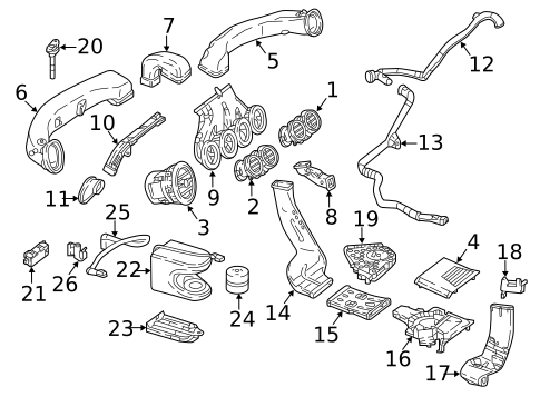 Automatic Temperature Controls for 2021 Mercedes-Benz E350 #6