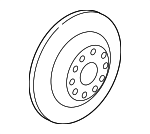 3QF615601A - Brakes: Rotor for Volkswagen: Atlas, Atlas Cross Sport, Tiguan Image