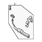 497109E000 - Steering: Lower Return Hose for Nissan: Altima Image