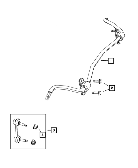 Rear Stabilizer Bar for 2013 Jeep Grand Cherokee #0