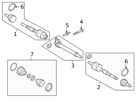 CV Boots & Related Components for 2012 Ford Edge #0