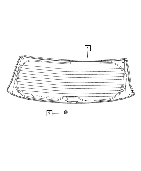 Glass and Interior Rearview Mirror for 2026 Jeep Compass #5