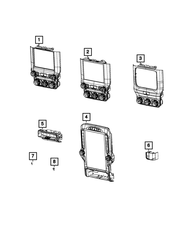 « 68340288AD – Electrical : Ouverture Du Bloc Central pour Mopar Image »