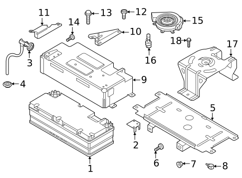 Battery for 2021 Audi Q7 #1