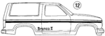 E9TZ9820000B - Body: Stripe Tape for Ford: Bronco II Image