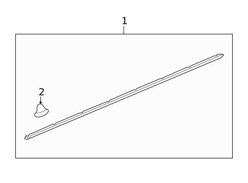 Exterior Trim - Pillars for 2013 Chevrolet Equinox #0