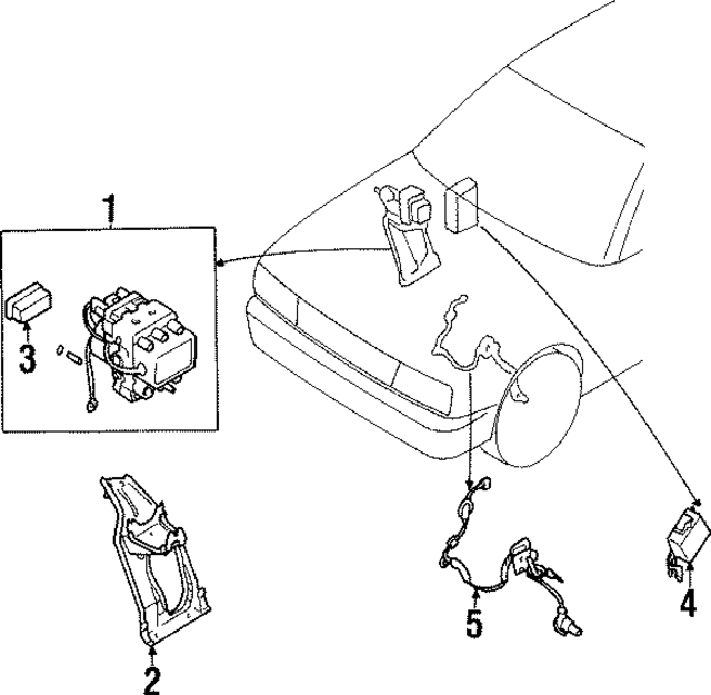 476004P025 - : ABS Hydraulic Assembly for Infiniti Image