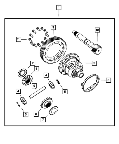 Differential for 2012 Chrysler 200 #1