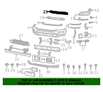 thumbnail image 2 of E-home-01 Lower Grille For 2019-2022 Ram 1500 – Direct Replacement, OEM 68414137AA 2 of 5