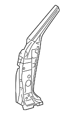 6110650041 - Body: Hinge Pillar Reinforced for Lexus: LS460, LS600h Image