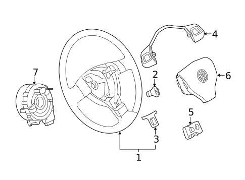 Switches for 2012 Volkswagen Golf R #1