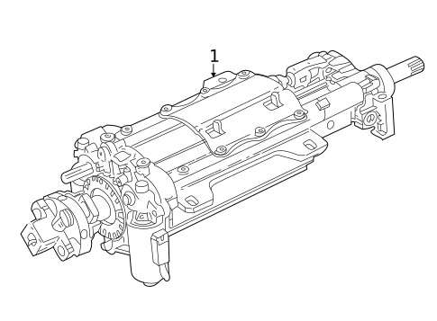 Steering Column Assembly for 2001 Jaguar S-Type #0