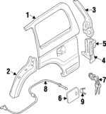 MB669616 - : Latch for Mitsubishi Image