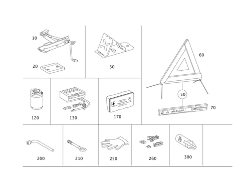 Tools and Accessories for 2014 Mercedes-Benz C350 #0