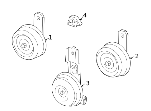 Anti-Theft Components for 2002 Toyota Land Cruiser #1