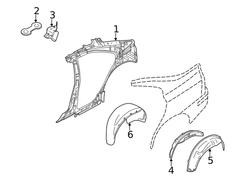 Inner Structure for 2006 Volvo S60 #0
