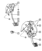52089242AG - Service Brakes: Brake Pedal for Mopar Image