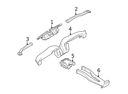 Ducts for 2008 INFINITI G35 #0