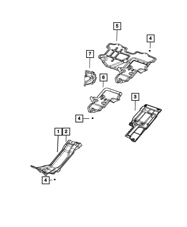 68299654AC - : Exhaust Shield for Mopar Image