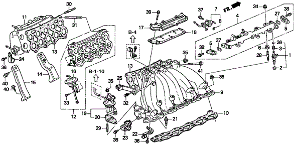 Intake Manifold for 1997 Acura TL #0