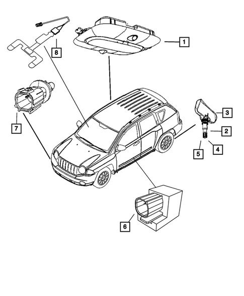 Sensors for 2011 Dodge Caliber #2