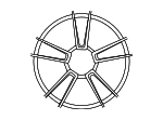 992601025ABOB5 - : Wheel for Porsche: 911 Image