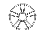 992601025AAOS8 - : Wheel for Porsche: 911 Image