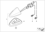 84506918548 - Audio, Navigation, Electronic Systems: Multiband Telephone Antenna for Mini Image