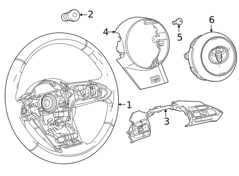 Steering Wheel & Trim for 2025 Toyota GR Corolla #0