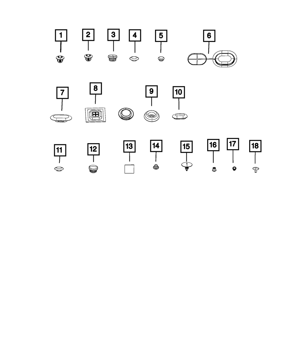 Body Plug - Mopar (68095811AA)