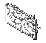1355A440 - Cooling System: Fan Shroud for Mitsubishi Image