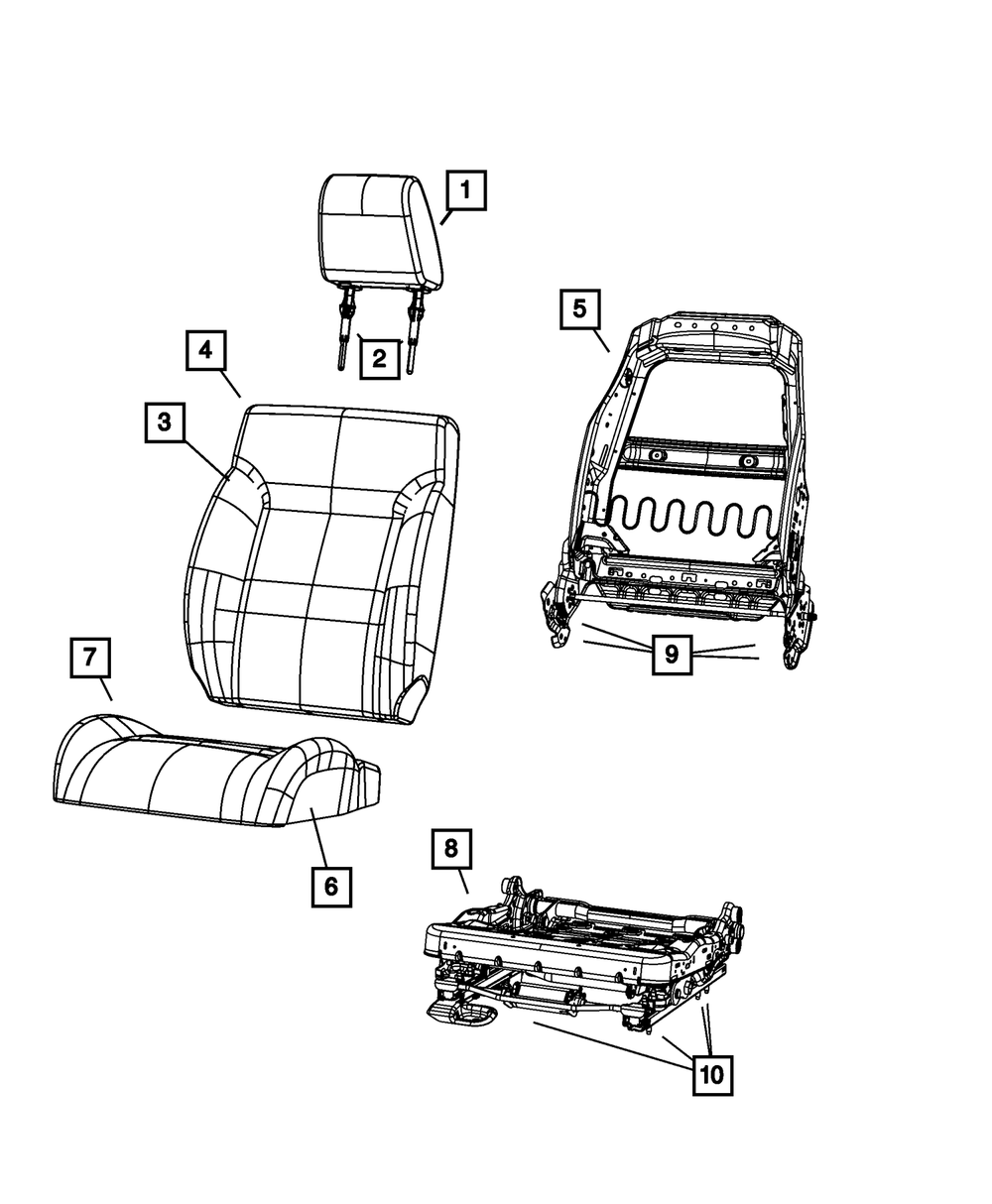 【売り切り御免！】 2010-2012 Jeep And Right Cover, Cushion Seat Front Liberty テープ・マスキングテープ