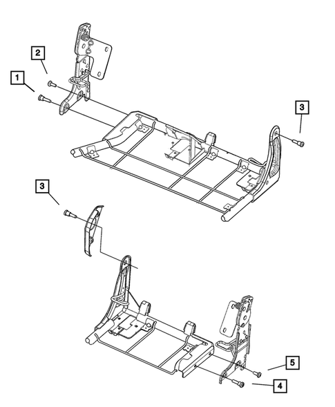 Adjusters, Covers, Shields, and Risers for 2002 Chrysler PT Cruiser #3