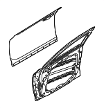 76003IT000 - Body: Door Shell for Hyundai Image