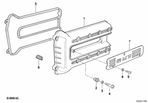 Cylinder Head with Cover for 1992 BMW-Motorrad K 1 #1