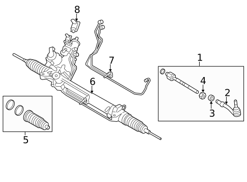 Steering Gear & Linkage for 2015 BMW 750Li xDrive #0
