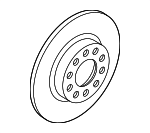 68660978AA - Brakes: Disc Brake Rotor for Dodge: Hornet Image