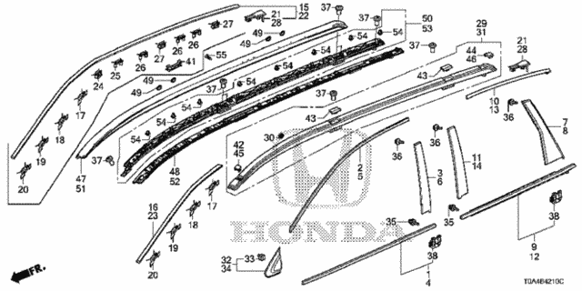 Molding for 2013 Honda CR-V #0