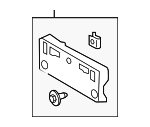 5211478090 - Body: License Bracket for Lexus: NX200t, NX300h Image