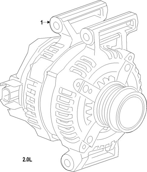 Alternator for 2021 Chevrolet Malibu #1