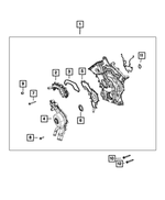 5184653AF - 3.6L Gas; Engine: Coolant Crossover for Mopar Image