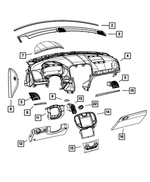 Instrument Panel End Cap, Right
