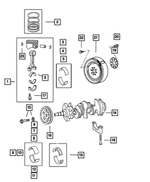 4796544AB - : Crankshaft Bearing Kit for Mopar Image