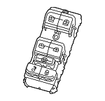 68381732AD - Body: Window Switch for Jeep: Grand Cherokee, Grand Cherokee L, Grand Cherokee WK Image
