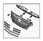 DL8W50710A - Body: Grille Assembly for Mazda: CX-3 Image