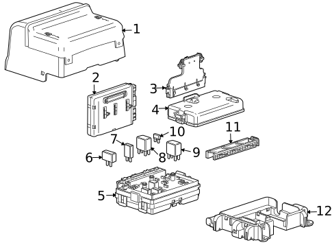 Electrical Components for 2008 Isuzu Ascender #0